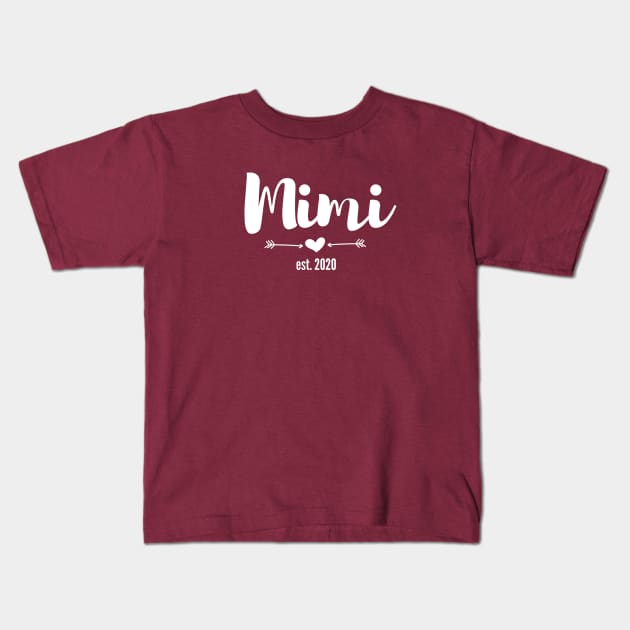 Mimi Est. 2020 Kids T-Shirt by Hello Sunshine